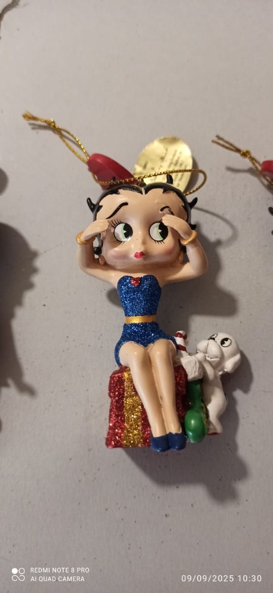 3 decorazioni natalizie di Betty boop 