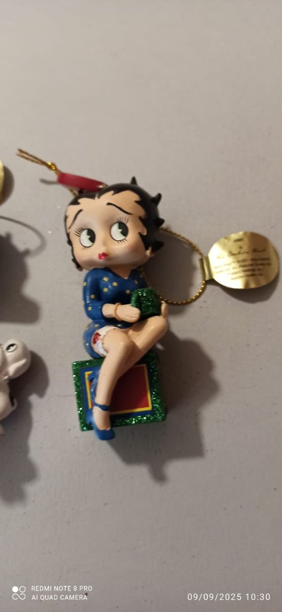 3 decorazioni natalizie di Betty boop 