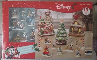 Pueblo Navideño Disney con Luces y música Costco