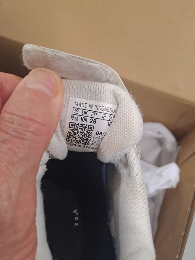 Sapatilhas Adidas Girls Branco Tamanho 28