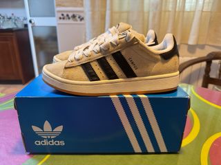 Zapatillas Adidas Campus Beige/Negro