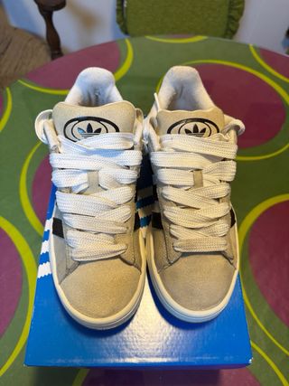Zapatillas Adidas Campus Beige/Negro