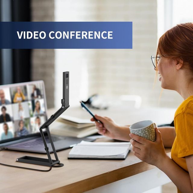 Cámara Documentos y Webcam 4K Negra