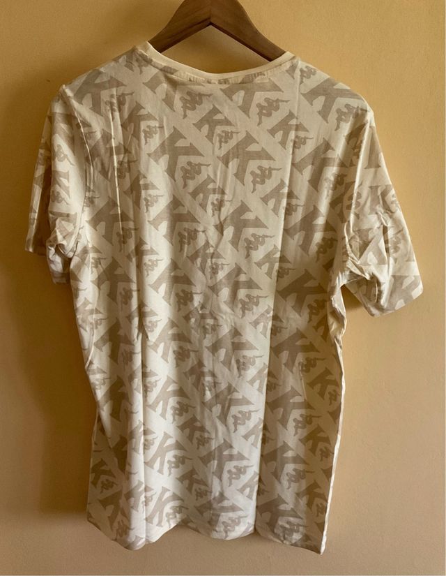 Camiseta Kappa Beige Talla M Algodón Orgánico