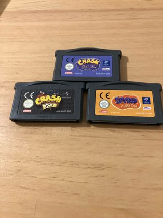 Juegos Game Boy Advance: Crash & Spyro