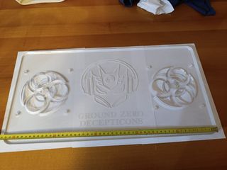 Plexiglass serigrafato GROUND ZERO Decepticons