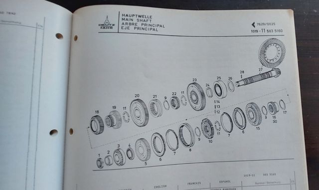 Libro de despiece DEUTZ DX 230