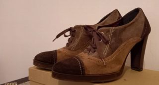 Scarpe con tacco marroni