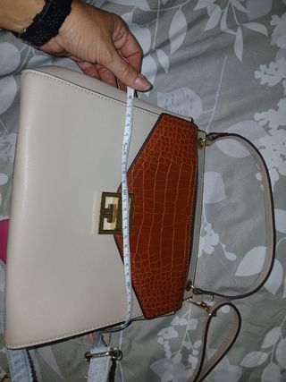 Bolso Beige y Marrón