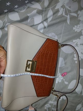 Bolso Beige y Marrón