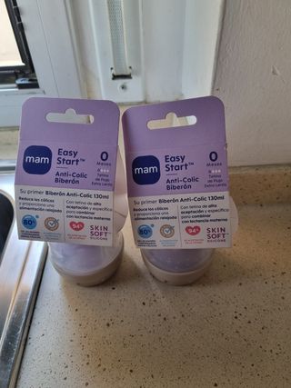 Lote 2 Biberones Mam Anti-Colic 130ml