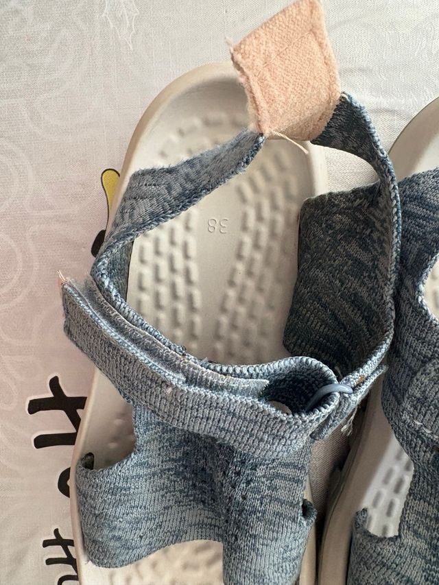 SANDALIAS TREKKING DECATHLON AZUL VAQUERO