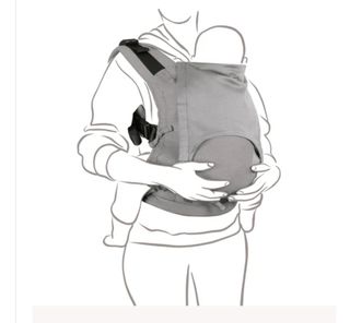 Mochila Portabebés Fidella Gris