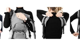Mochila Portabebés Fidella Gris