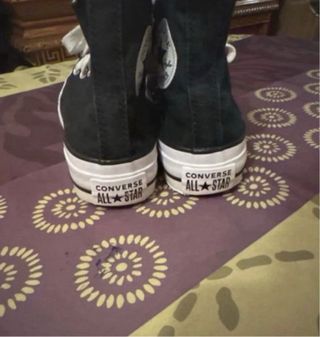 Converse Negras Plataforma