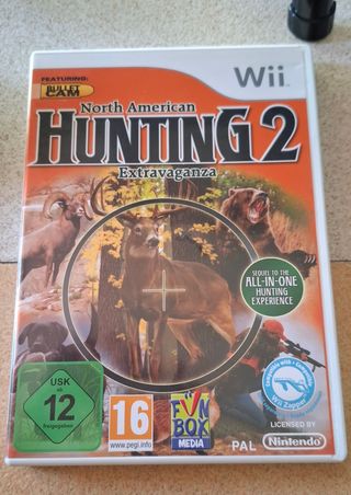 Escopeta y Pistola  para Wii mas juego Hunting 2