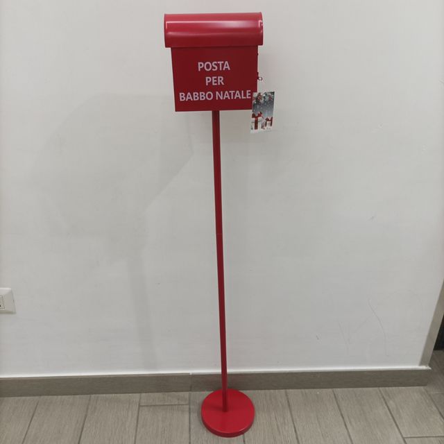Cassetta Posta Babbo Natale Rossa