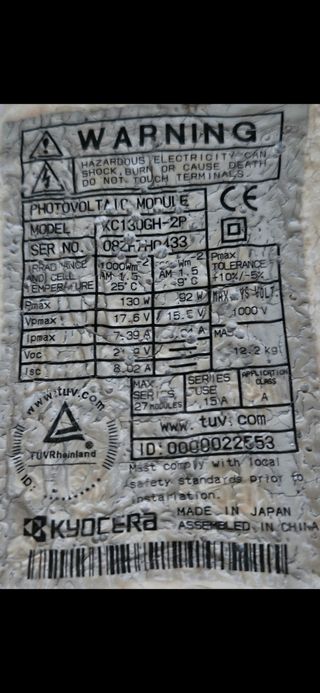 2 Placa solar fotovoltaica