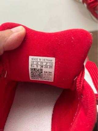 Adidas Campus Rojo Talla 38