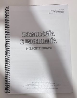 Tecnología e Ingeniería I - 1º Bachillerato