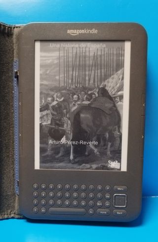 EBOOK KINDLE KEYBOARD + FUNDA CON LUZ