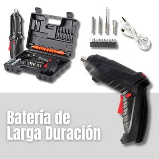 Kit Destornillador Eléctrico Inalámbrico 47 Piezas