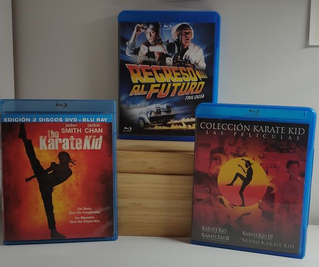 Pack Blu-ray Regreso al Futuro y Karate kid