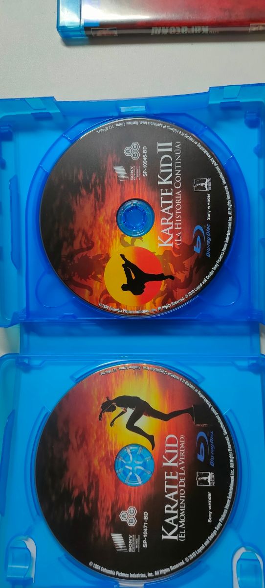 Pack Blu-ray Regreso al Futuro y Karate kid