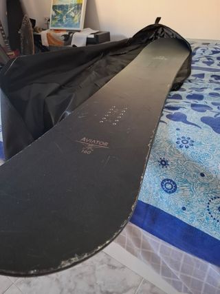 Snow board Jones Aviator 160
 Botas fijaciones