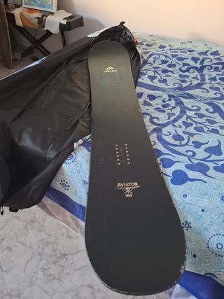 Snow board Jones Aviator 160
 Botas fijaciones