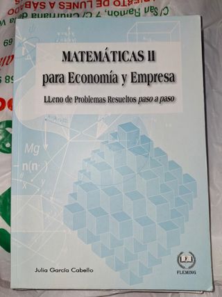 MATEMÁTICAS II para Economía y Empresa