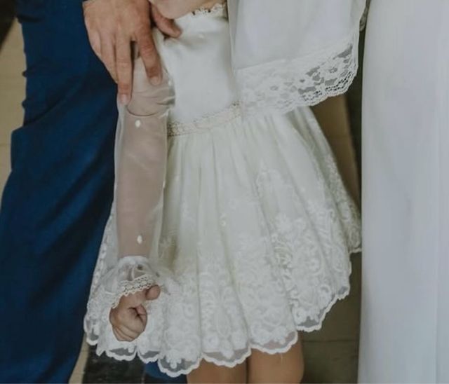 Vestido ceremonia niña encaje