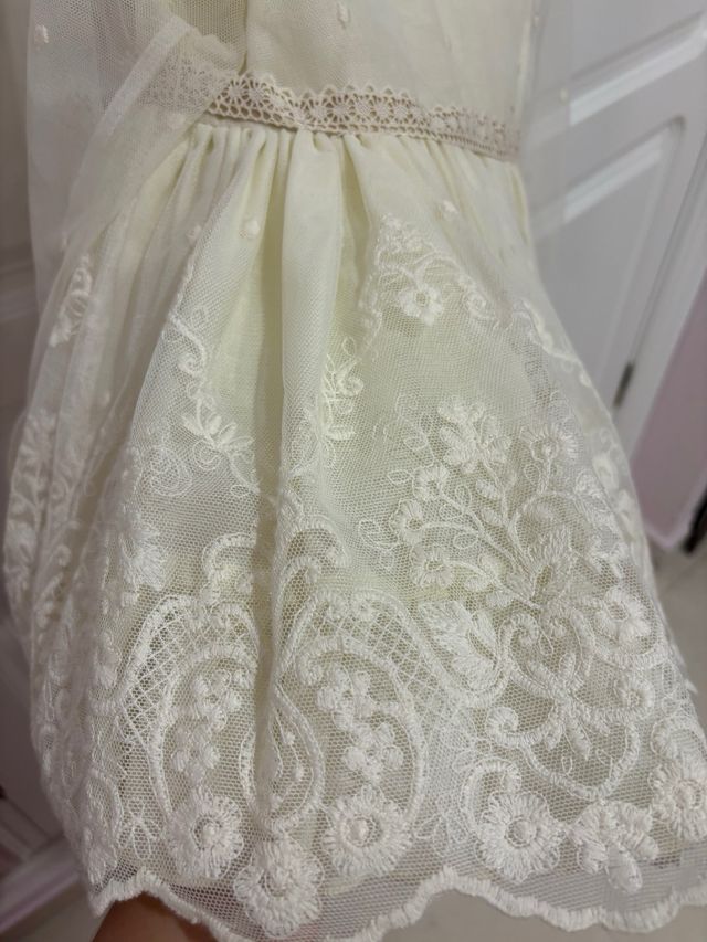 Vestido ceremonia niña encaje