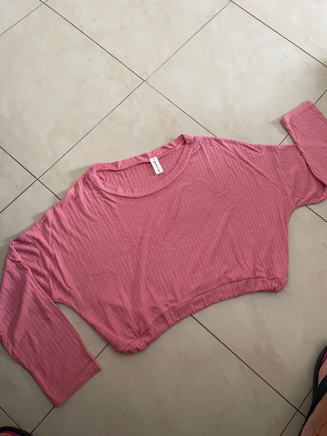 Set Maglioncini Cotone Rosa e Azzurro