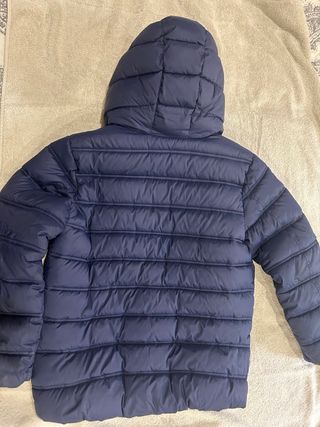 Plumas Benetton niño azul marino. Talla 160 cm