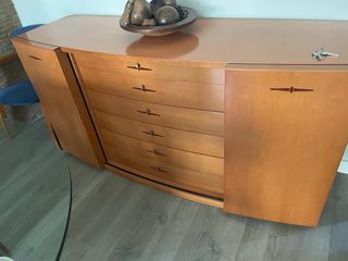 conjunto comedor completo de diseño madera maciza