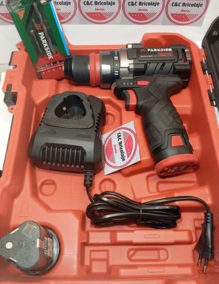 Taladro Percutor Parkside PSBSAP 12 A1 con batería
