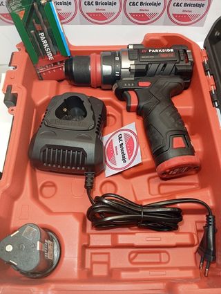 Taladro Percutor Parkside PSBSAP 12 A1 con batería