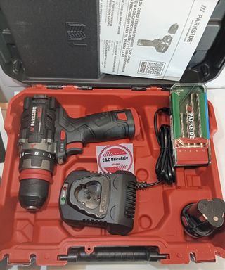 Taladro Percutor Parkside PSBSAP 12 A1 con batería