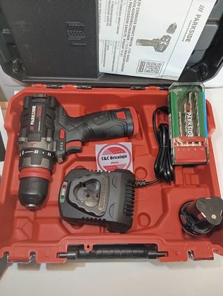 Taladro Percutor Parkside PSBSAP 12 A1 con batería
