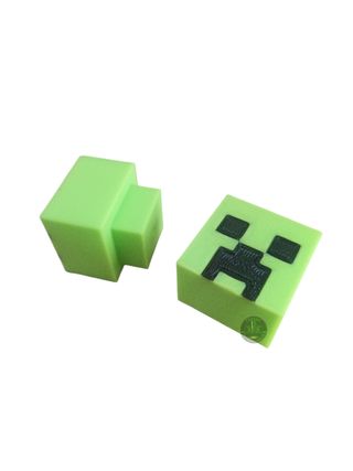 Pomos/Tiradores Mueble Minecraft Creeper
