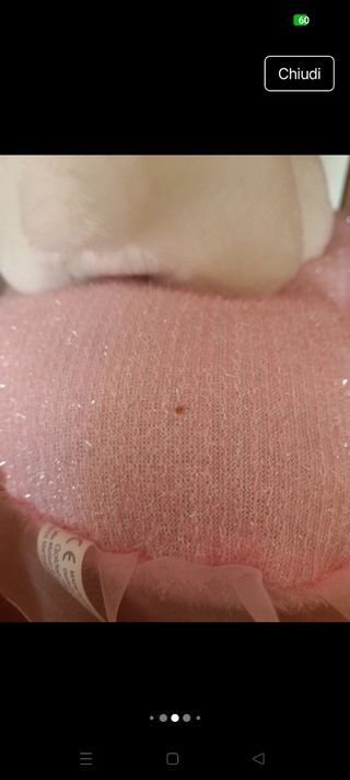 Peluche Orsetto Bianco con Cappello