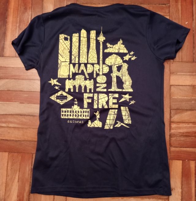 Camiseta Carrera Bomberos de Madrid Décimas M