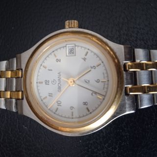 Reloj Grovana bicolor oro y plata