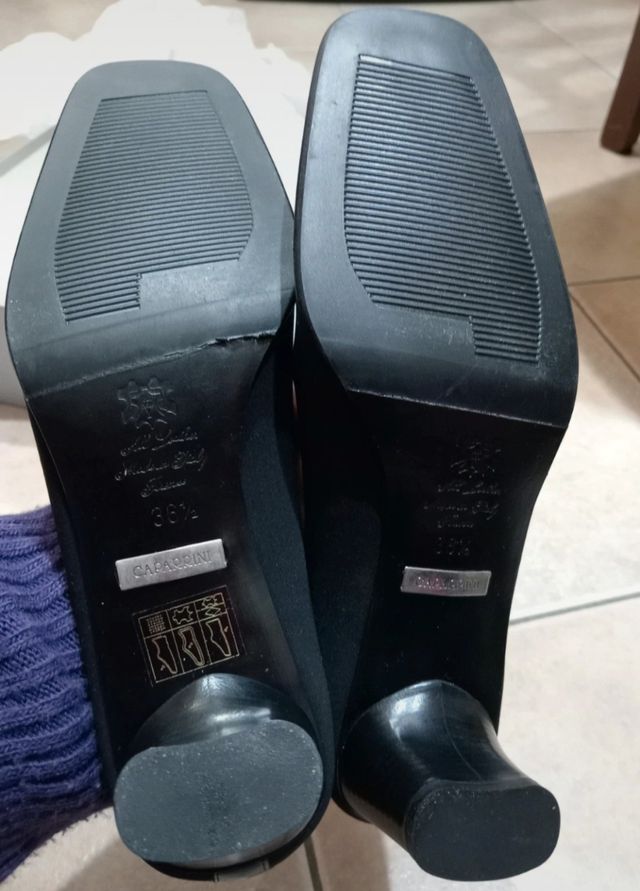 Scarpe eleganti con tacco nero