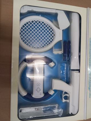 Accesorios Wii: Raqueta, Pistola, Volante,golf