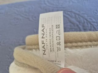 Manta cuna Naf Naf beige