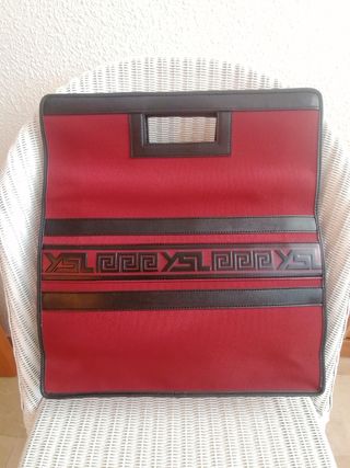 Bolso de mano YSL Rojo vino