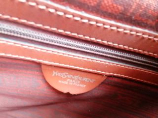 Bolso de mano YSL Rojo vino