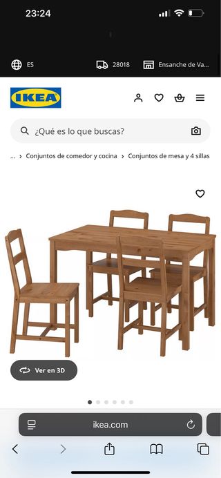 Mesa HÄGERNÄS de madera